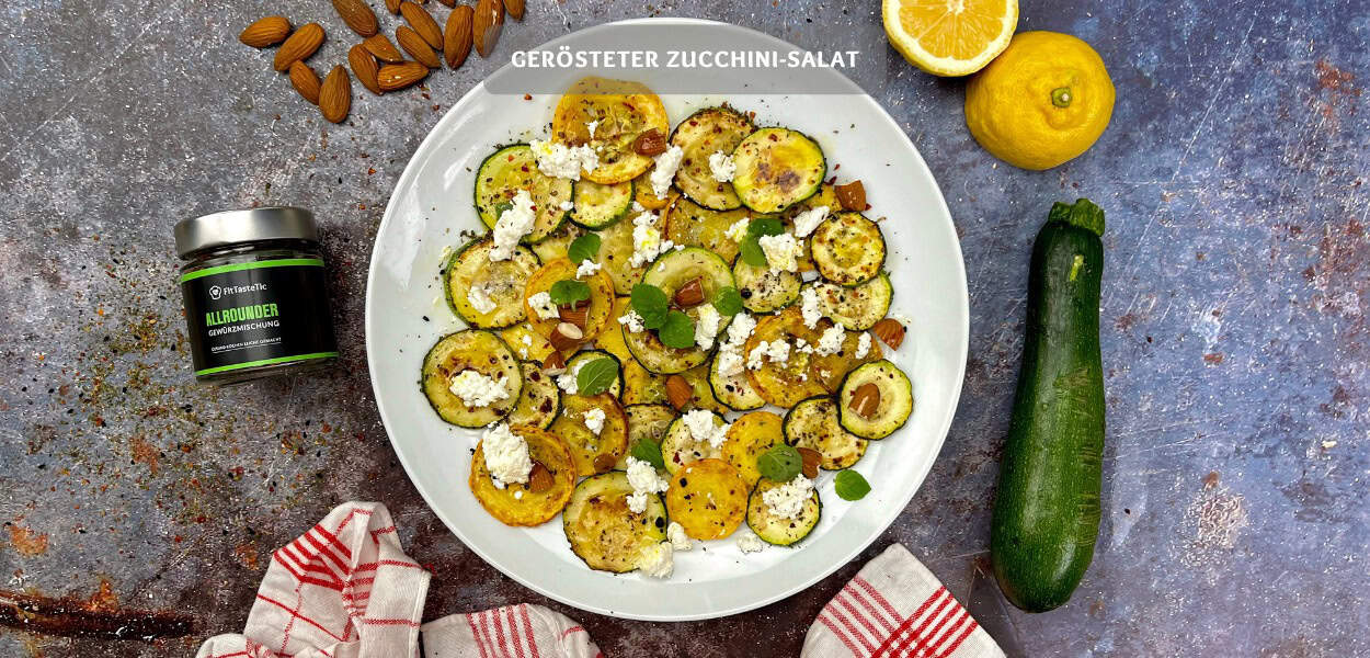 Gerösteter Zucchini-Salat