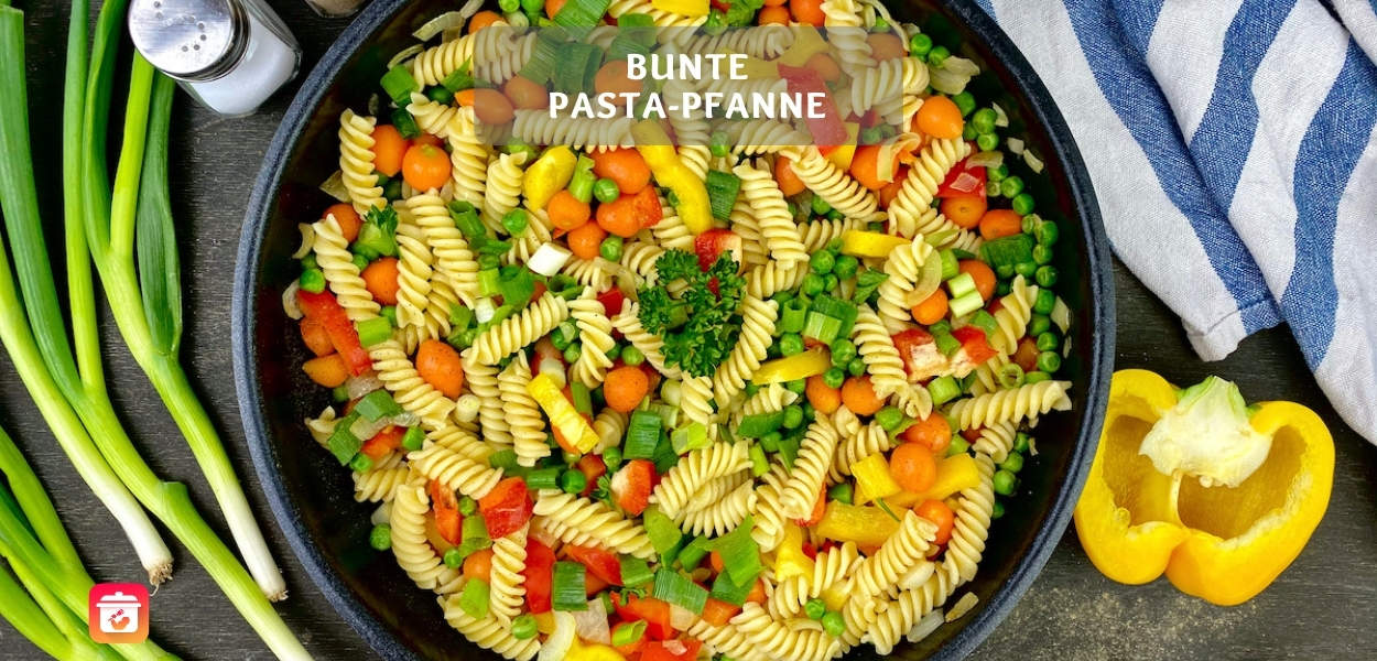 Bunte Pasta-Pfanne – Gesundes Meal-Prep Rezept