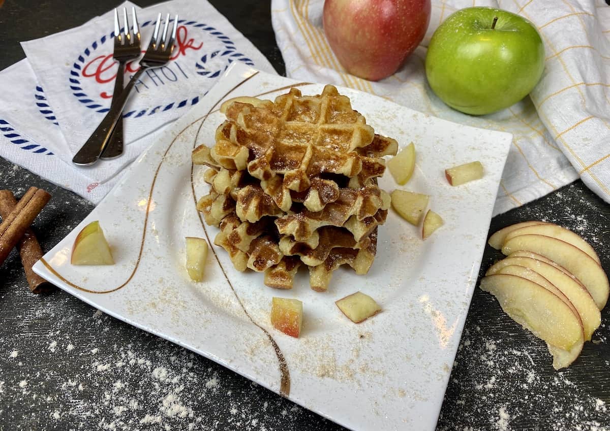 Gesunde Apfelwaffeln Gesunde Apfelwaffeln
