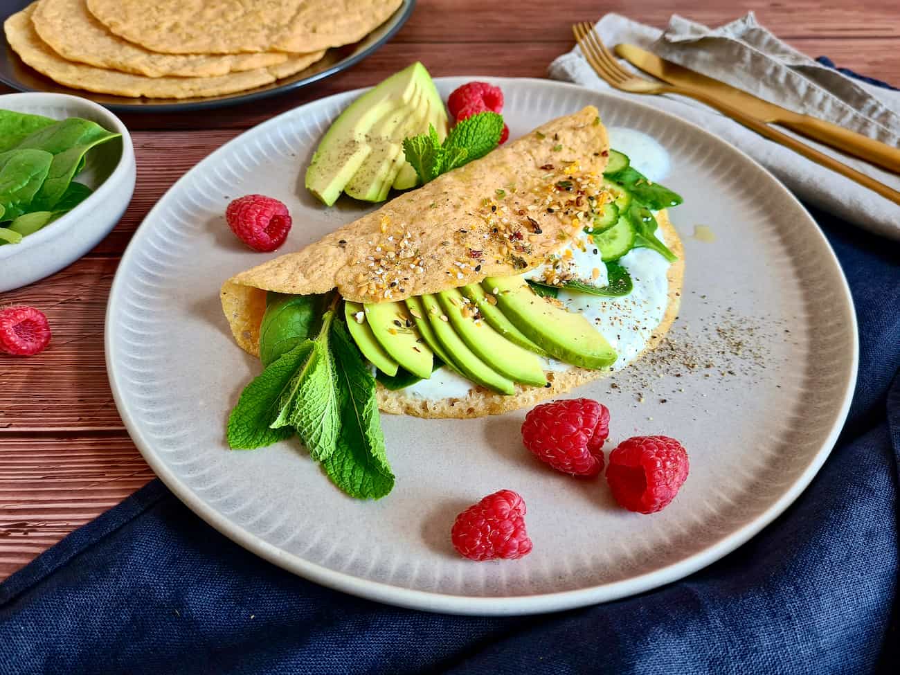Gesunde Pfannkuchen aus Linsen Gesunde Pfannkuchen aus Linsen