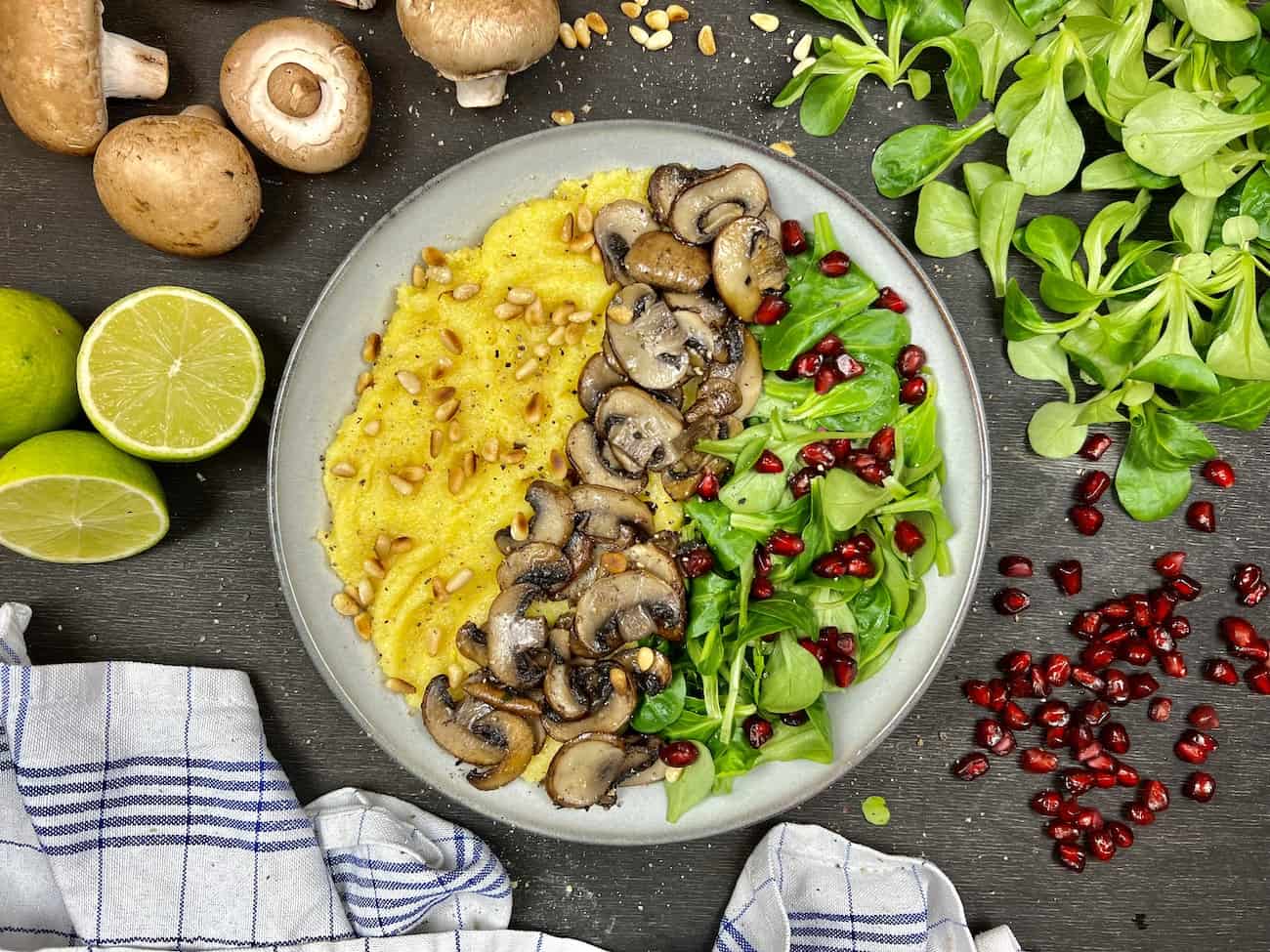 Gesunde Polenta-Bowl