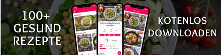 Gesunde Rezepte App_Werbung