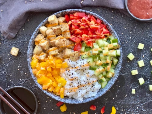 Gesunde Sushi-Bowl