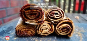 Gesunde Zimt-Röllchen - Franzbrötchen trifft Zimtschnecke