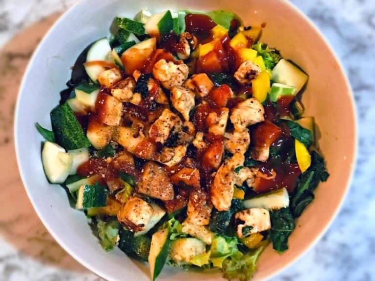 Gesunder Hähnchensalat - Fitness Salat Re ezept