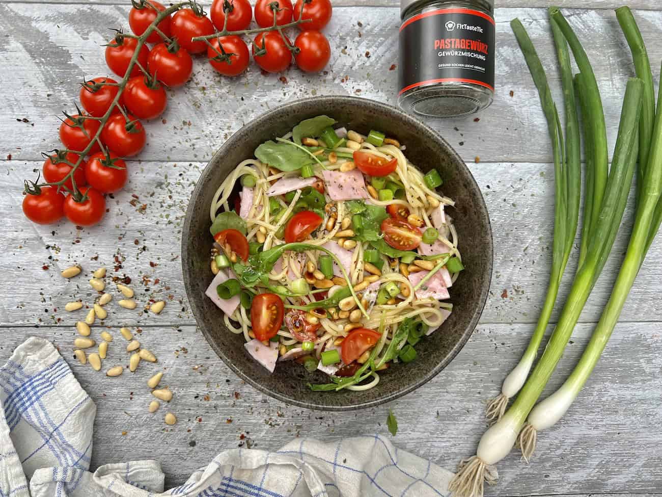 Gesunder Spaghetti-Salat