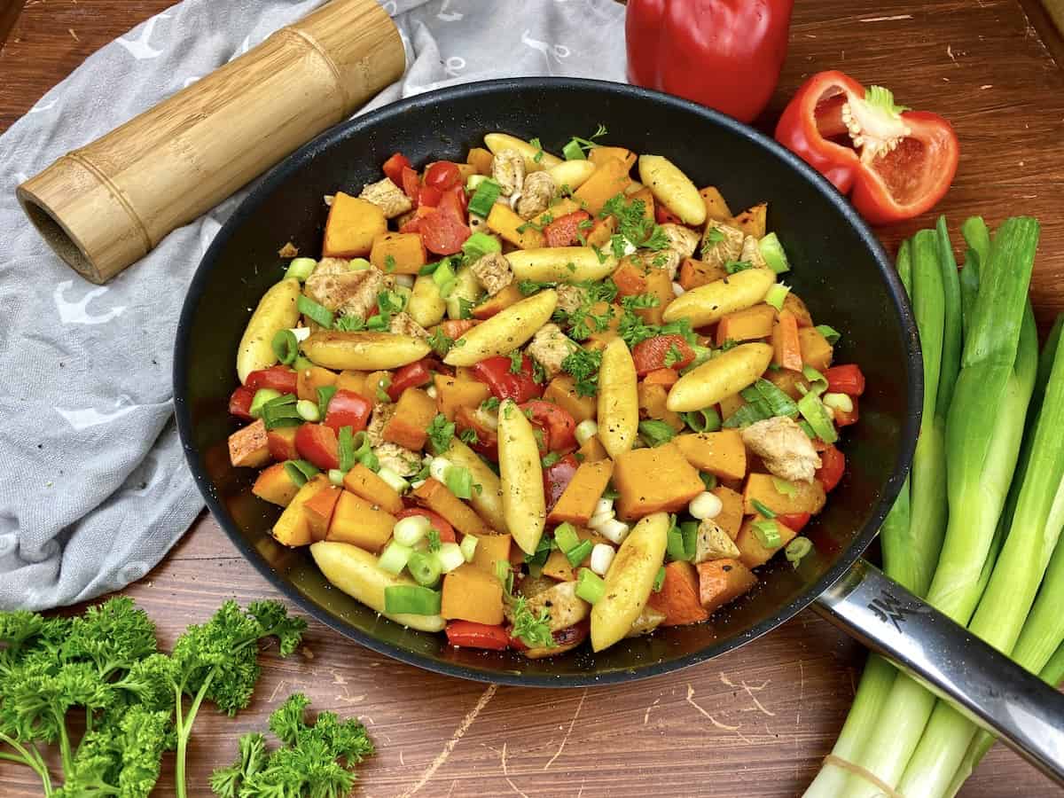 Gesunde Schupfnudel-Pfanne