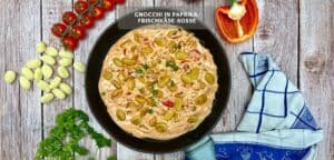 Gnocchi in Paprika-Frischkäse-Soße Rezept