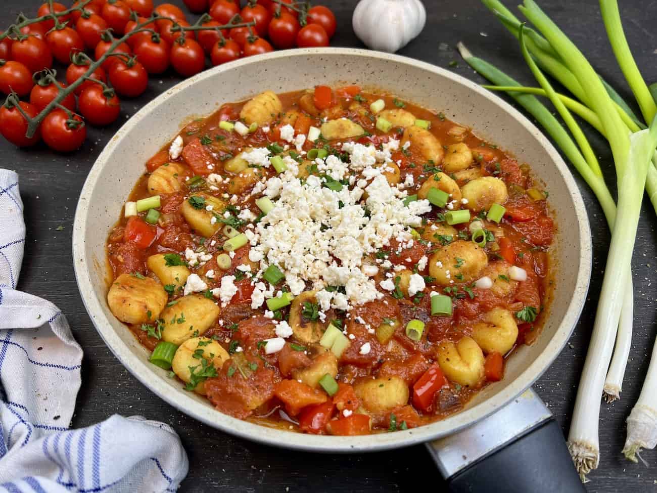 Gnocchi mit Feta Gnocchi mit Feta