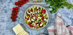Griechischer Bohnensalat