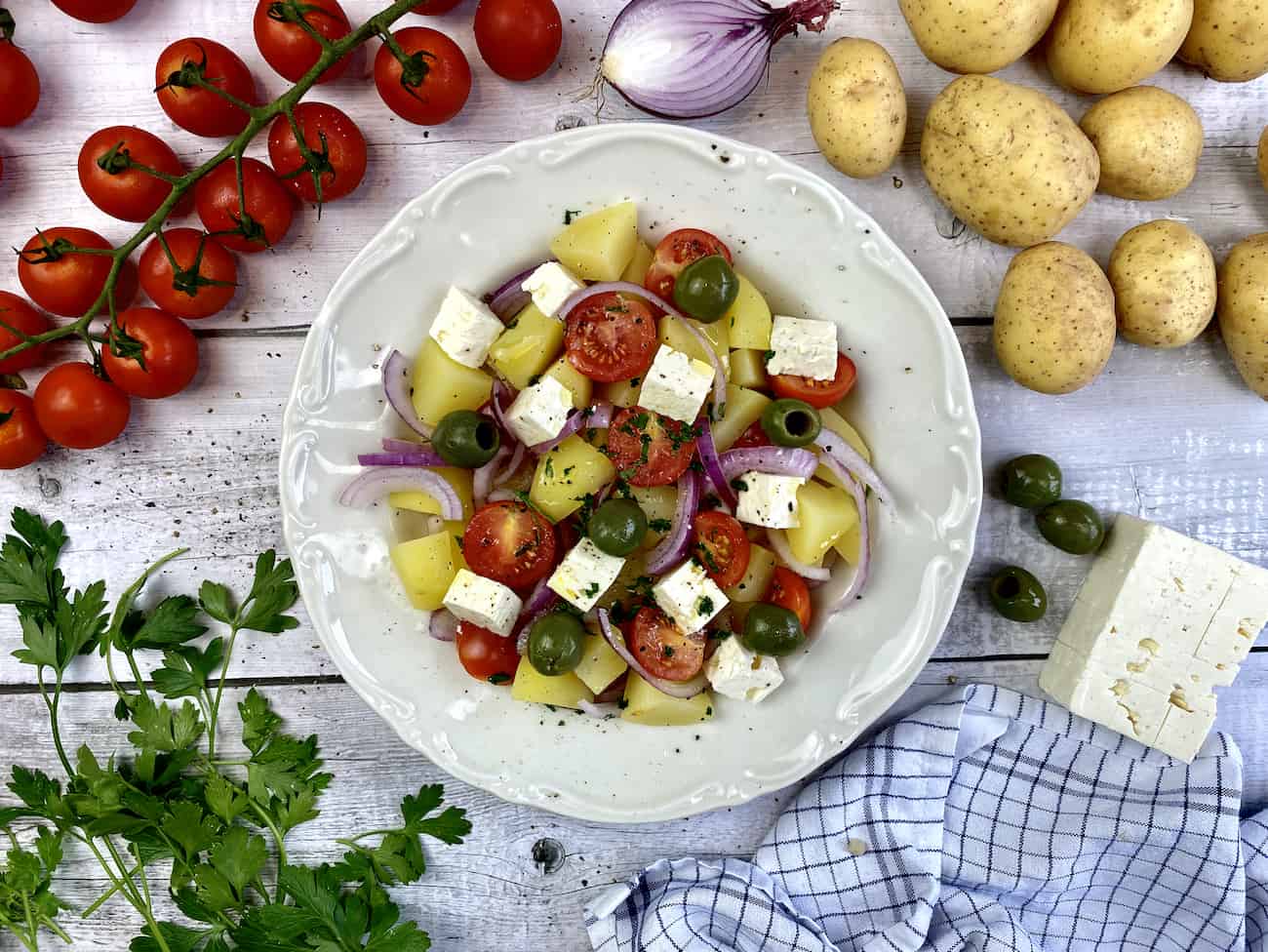 Griechischer Kartoffelsalat