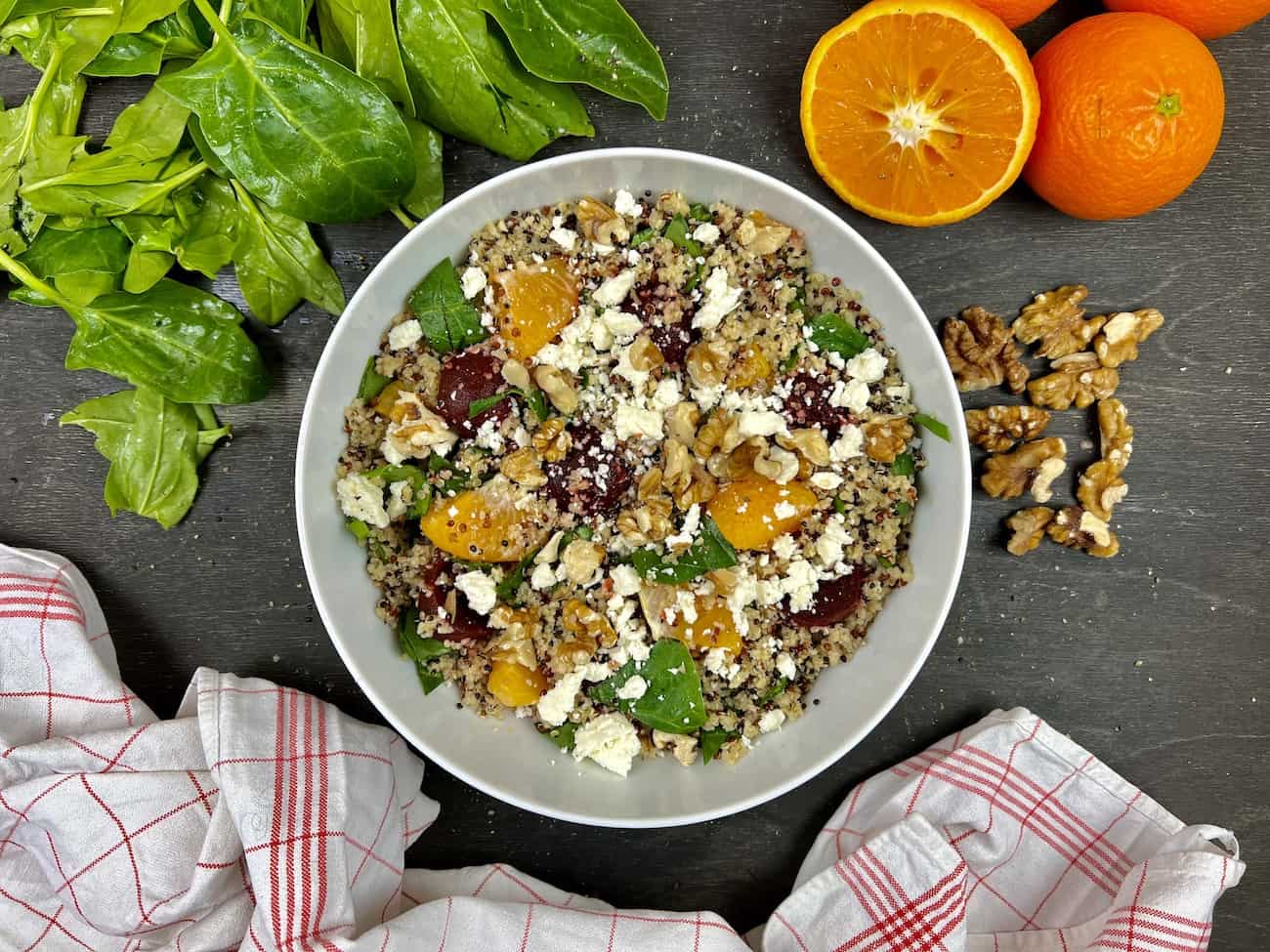 Herzhafter Koernersalat Herzhafter Körnersalat