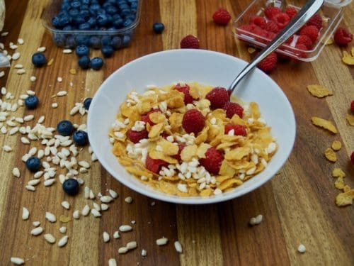 Himbeer Knusper müsli