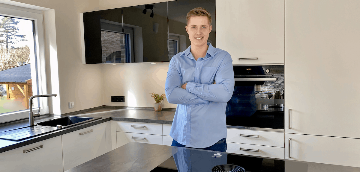 Jonas Z in der Küche