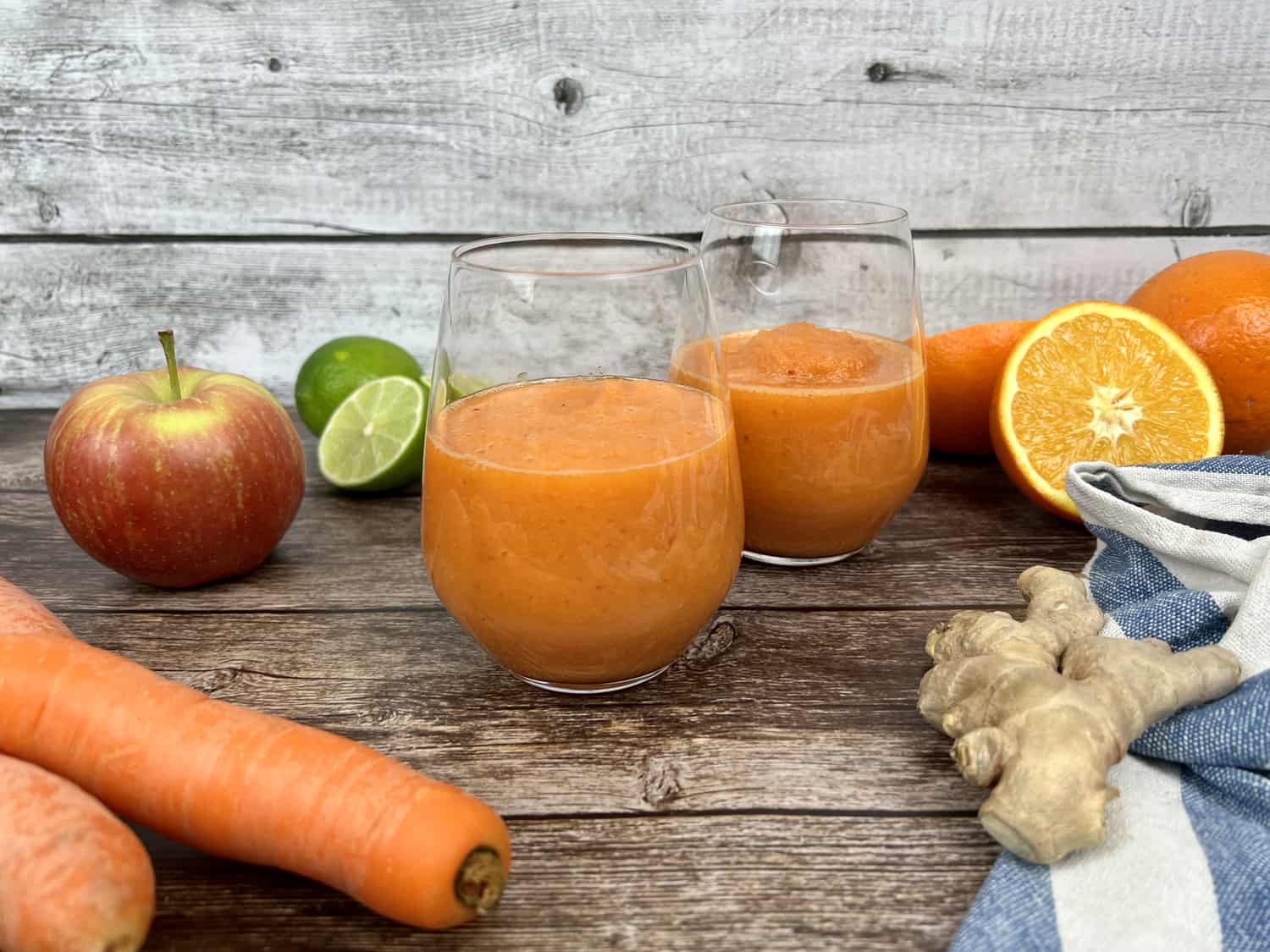 Karotten Ingwer Smoothie Karotten-Ingwer-Smoothie