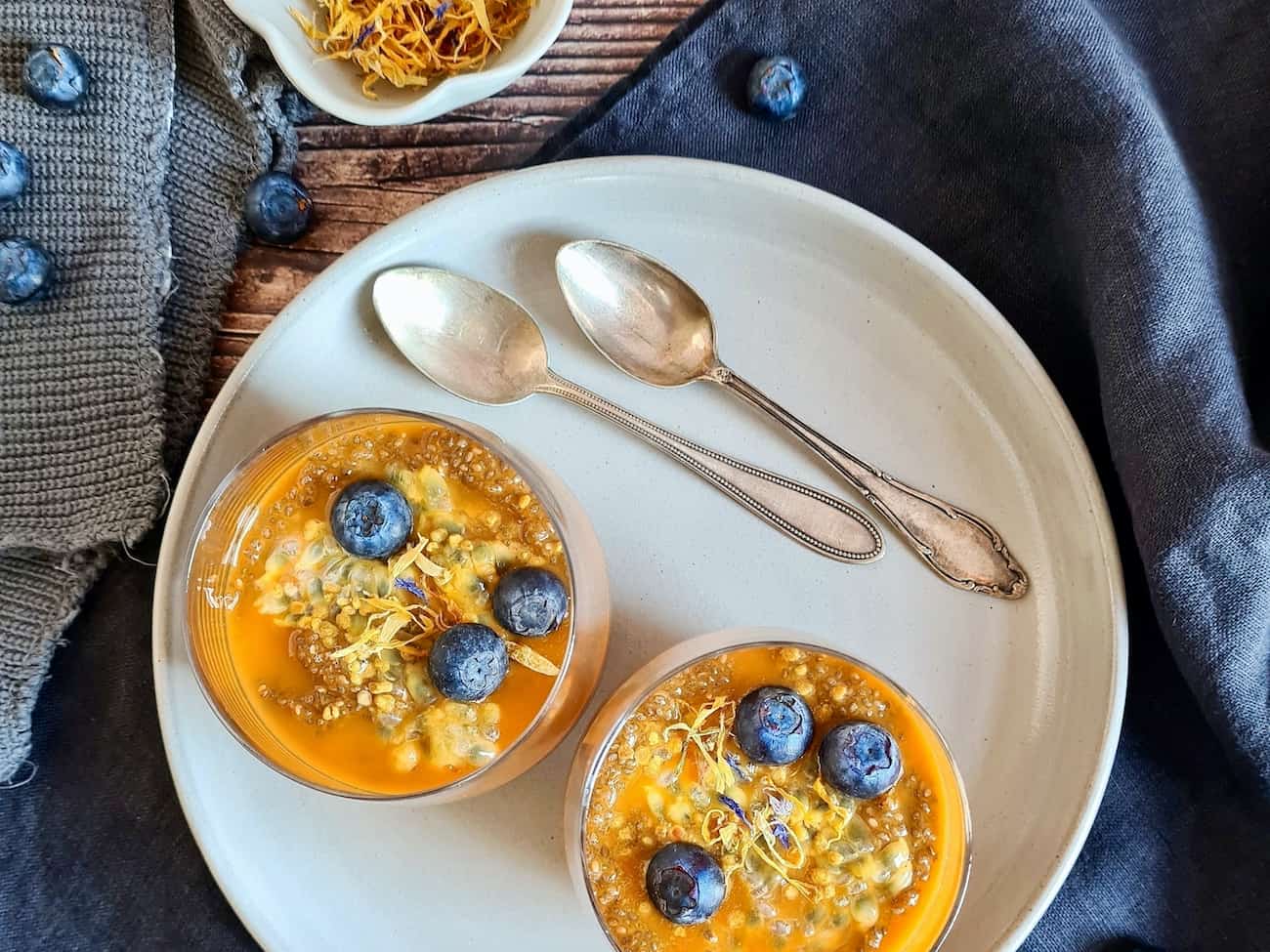 Karotten Orangen Chiapudding Karotten-Orangen-Chiapudding