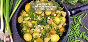 Kartoffeln und Gemüse zum Abnehmen.