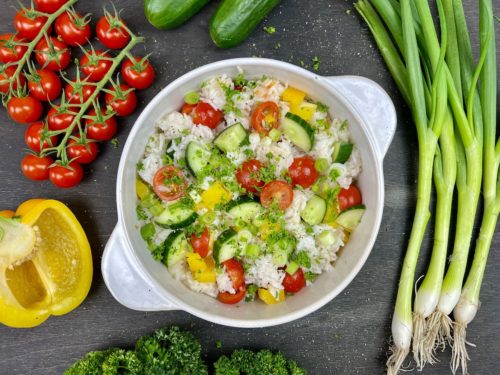 Klassischer Reissalat