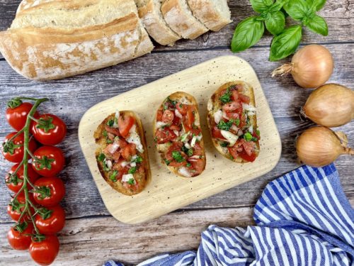 Klassisches Bruschetta