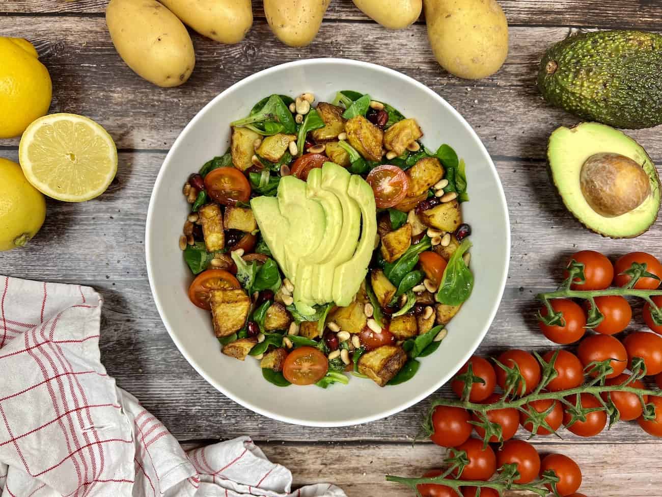 Knuspriger Kartoffel-Salat