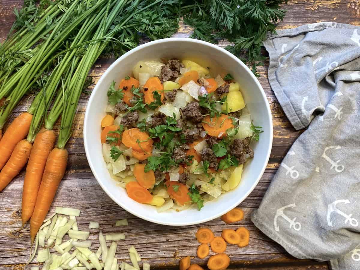 Kohl-Hackfleisch-Eintopf
