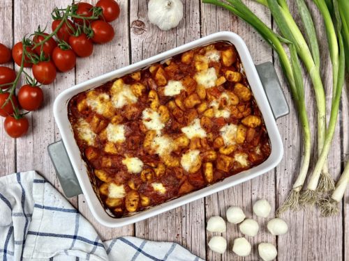 Kürbis-Gnocchi Auflauf