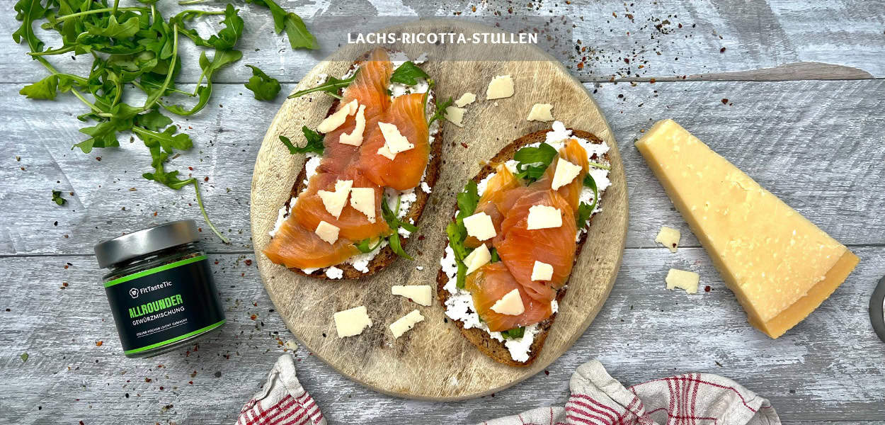 Lachs-Ricotta-Stullen