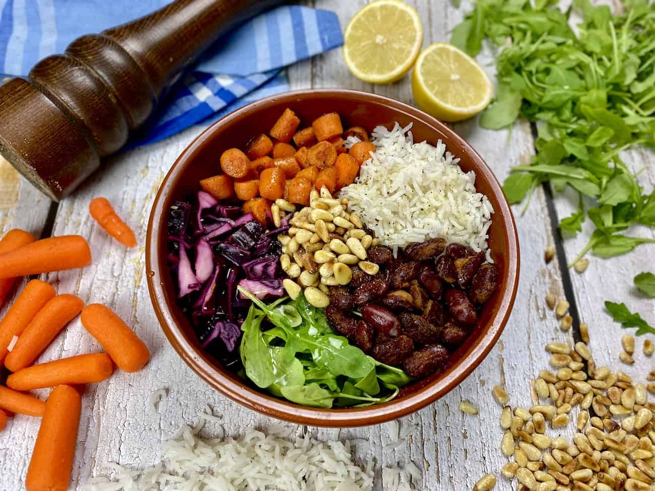 Leckere winterliche Buddha-Bowl