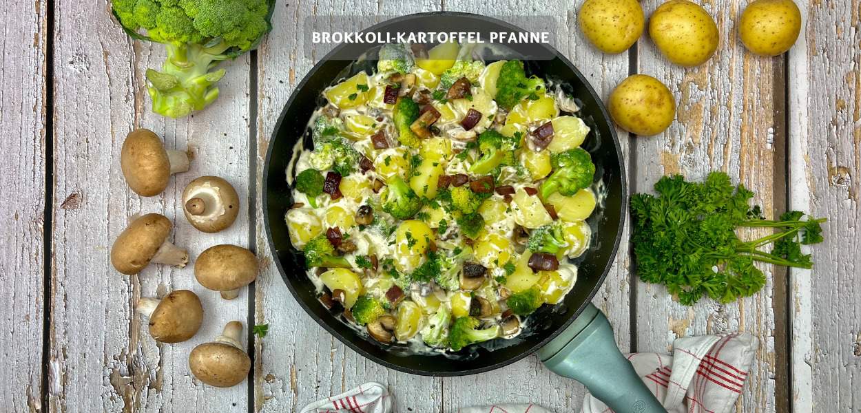 Brokkoli-Kartoffel Pfanne