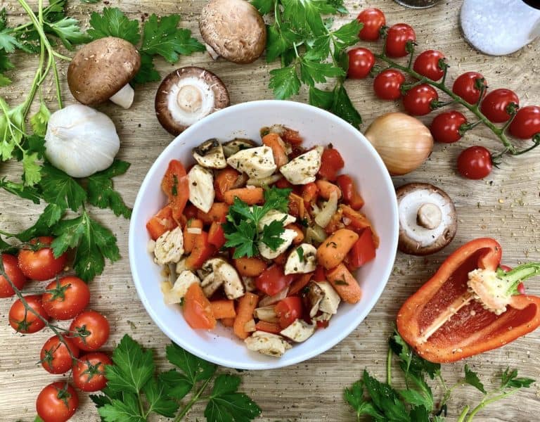 Leichte Gemüse Pfanne