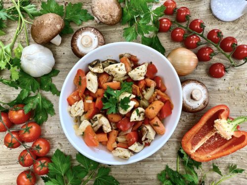 Leichte Gemüse Pfanne