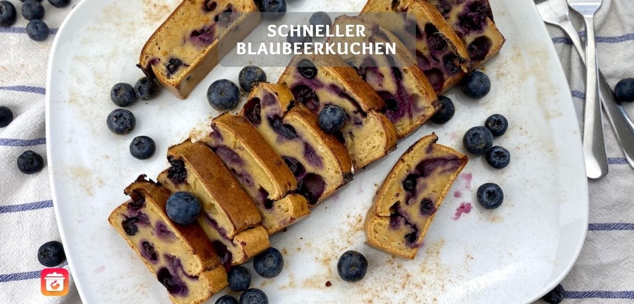 Leichter Blaubeer Kuchen Schneller Blaubeerkuchen – Super Leichtes Kuchen Rezept