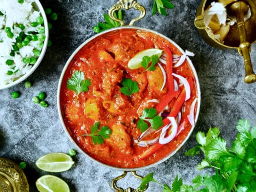 Leichtes Chicken Madras