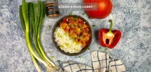 Leichtes Kuerbis Kokos Curry