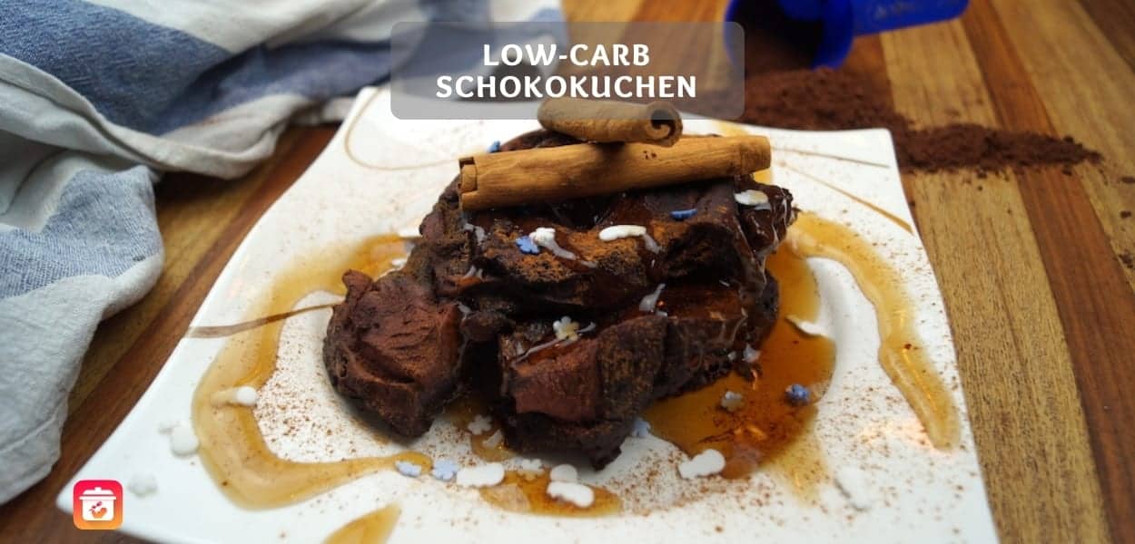 Low-Carb Schokokuchen Rezept – Gesunder Schoko Mikrowellenkuchen