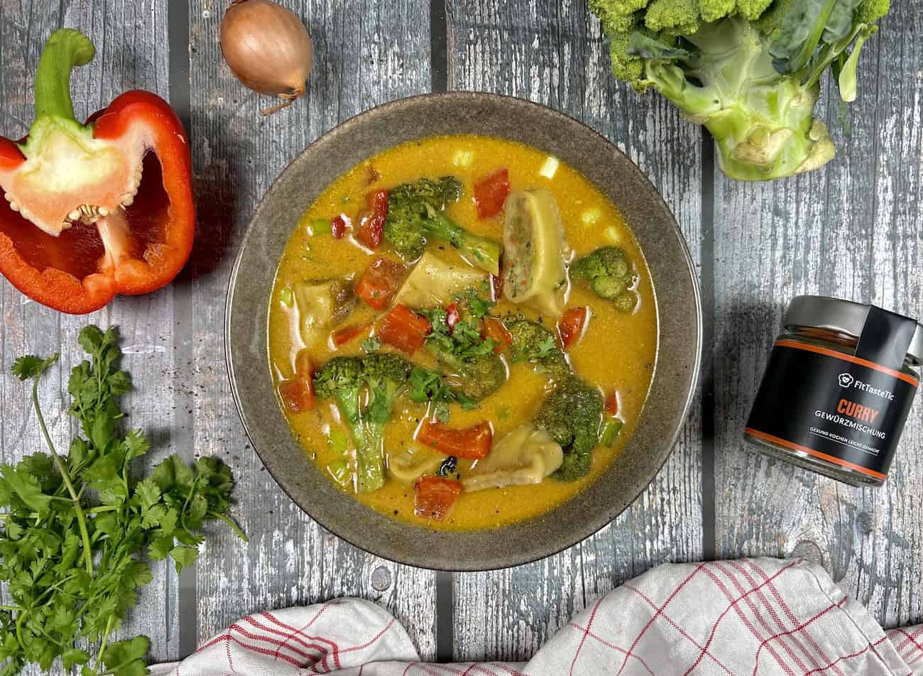 Maultaschen-Curry Rezept