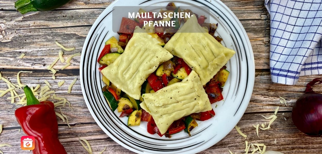 Maultaschen-Pfanne – Gesundes Maultaschen Rezept