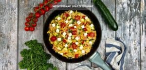 Mediterrane Spätzlepfanne Rezept