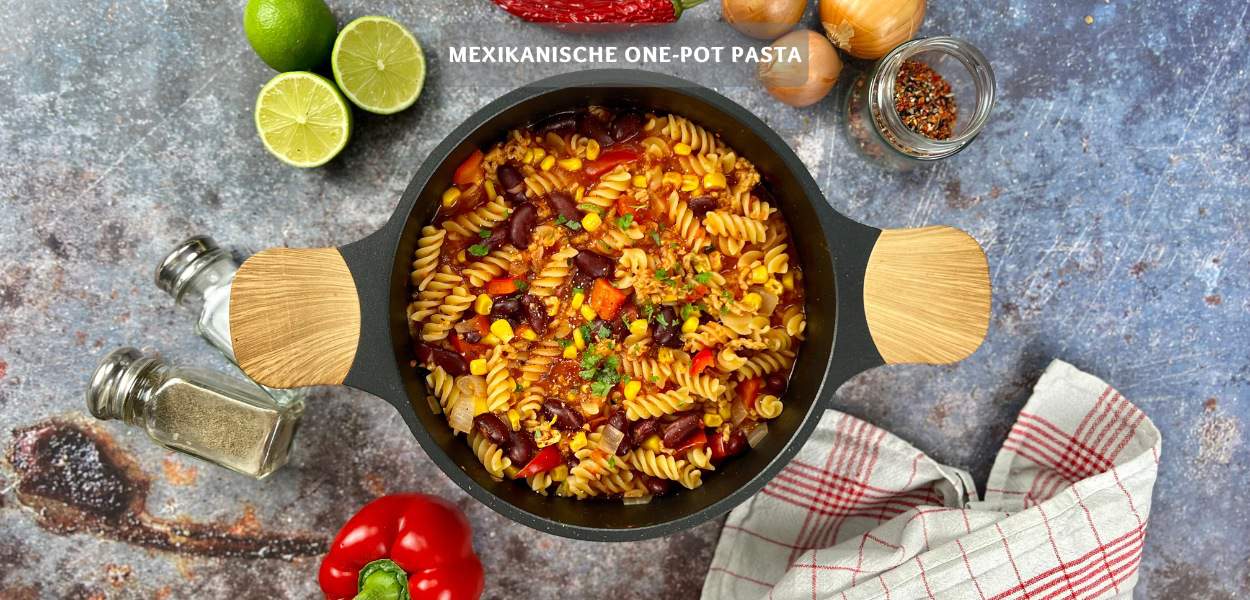 Mexikanisch One Pot Pasta Mexikanische One-Pot Pasta