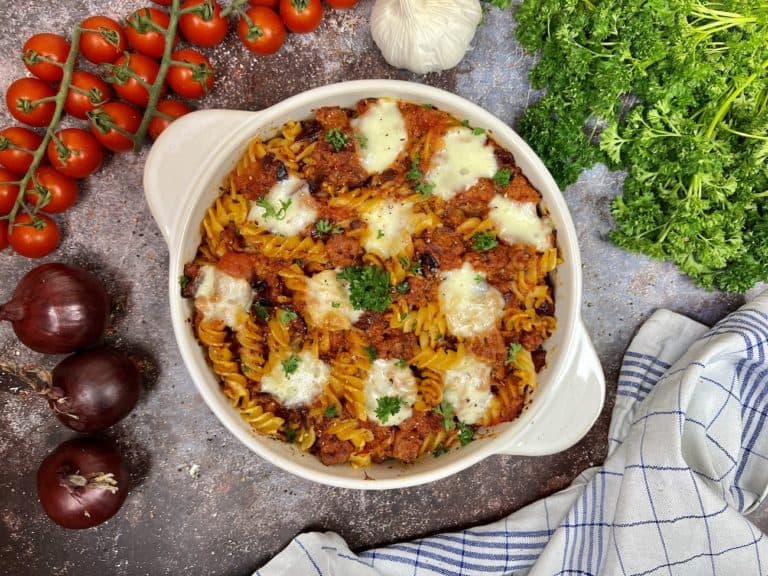 Nudelauflauf mit Hackfleisch Nudelauflauf mit Hackfleisch
