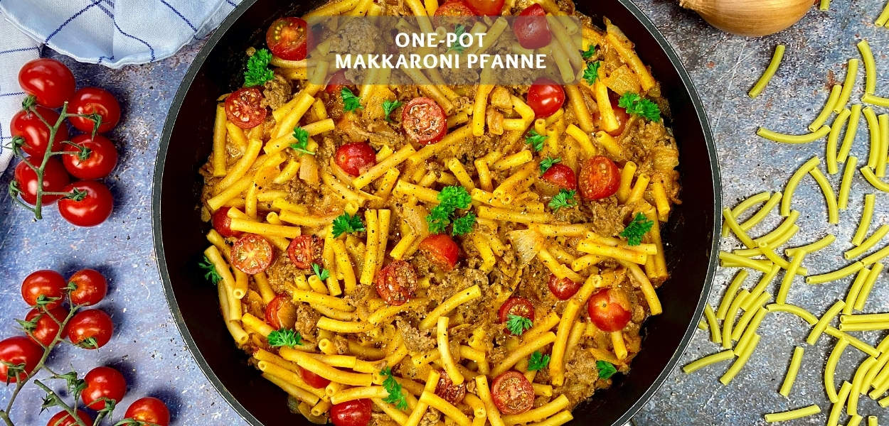 One-Pot Makkaroni Pfanne – Gesund und lecker