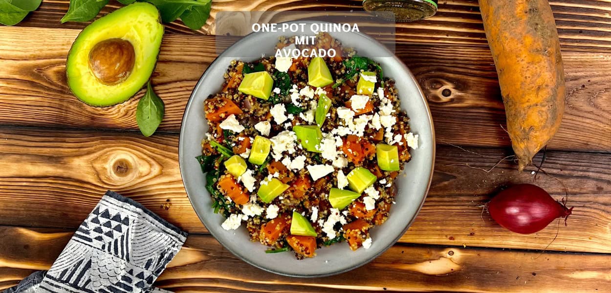 One-Pot Quinoa mit Avocado