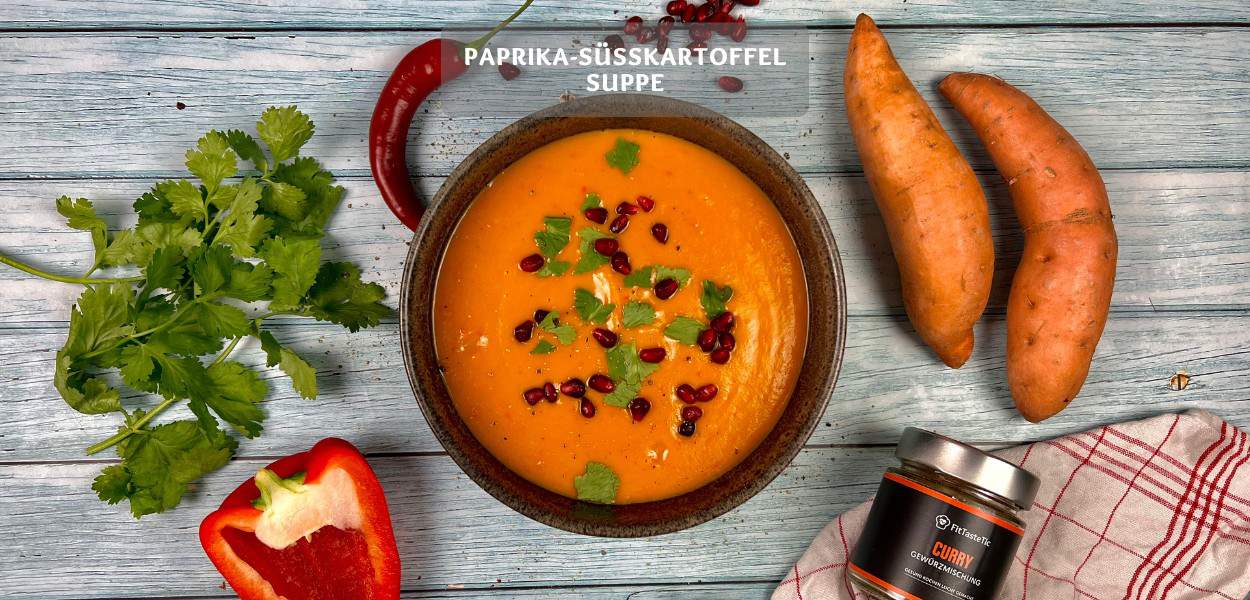 Paprika-Süßkartoffel-Suppe
