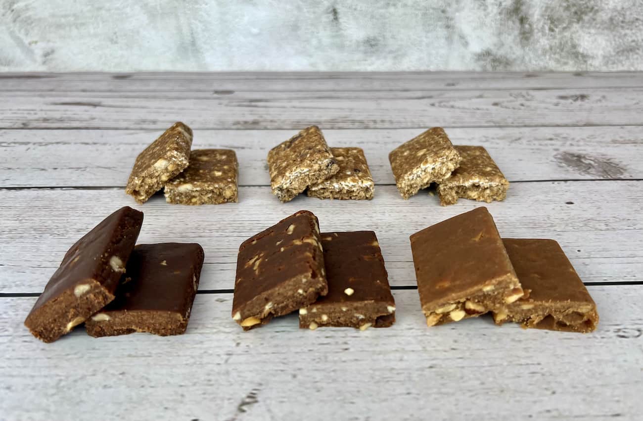 Powerbar True Organic Riegel aufgeschnitten