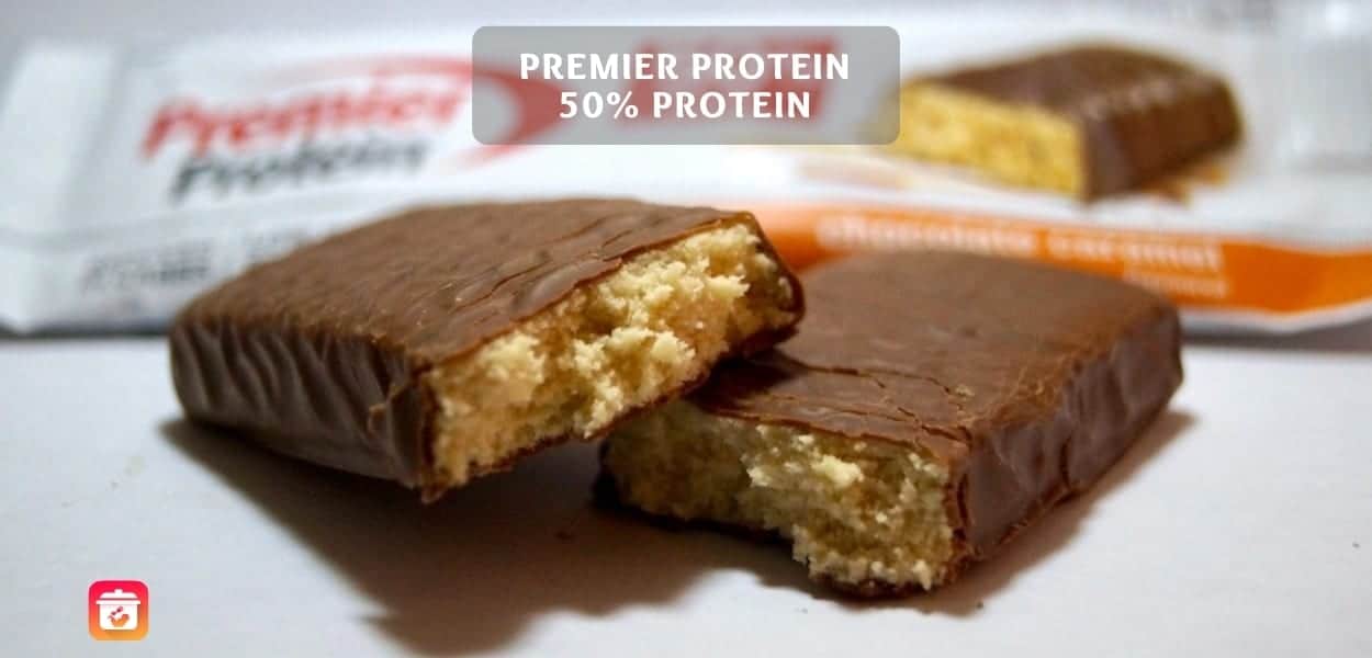 Premier Protein 50 Protein Proteinriegel test Chocolate Caramel Premier Protein: 50% Protein – Premier Proteinriegel Test