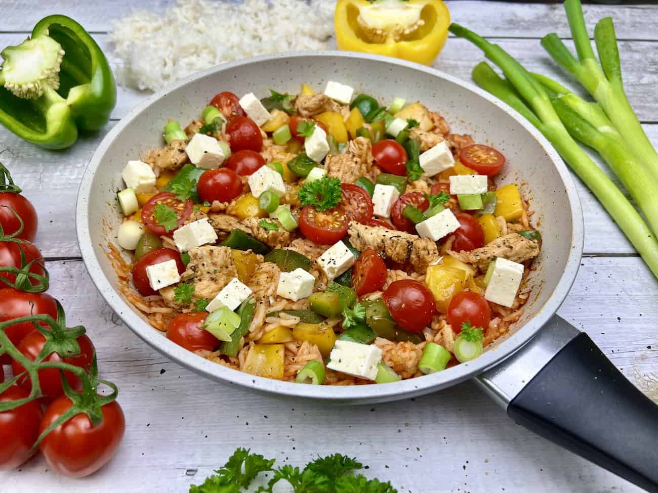 Reispfanne Mediterran