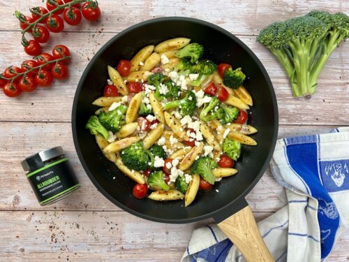 Schnelle Brokkoli-Schupfnudel-Pfanne