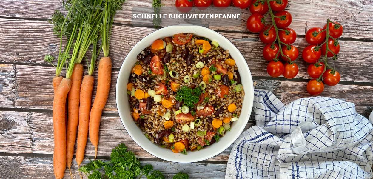 Schnelle Buchweizenpfanne