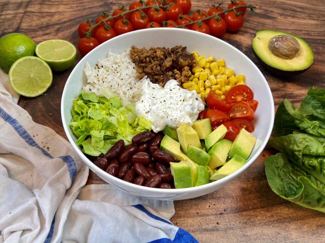 Schnelle Burrito Bowl