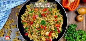 Schnelle Nudelpfanne mit Hackfleisch